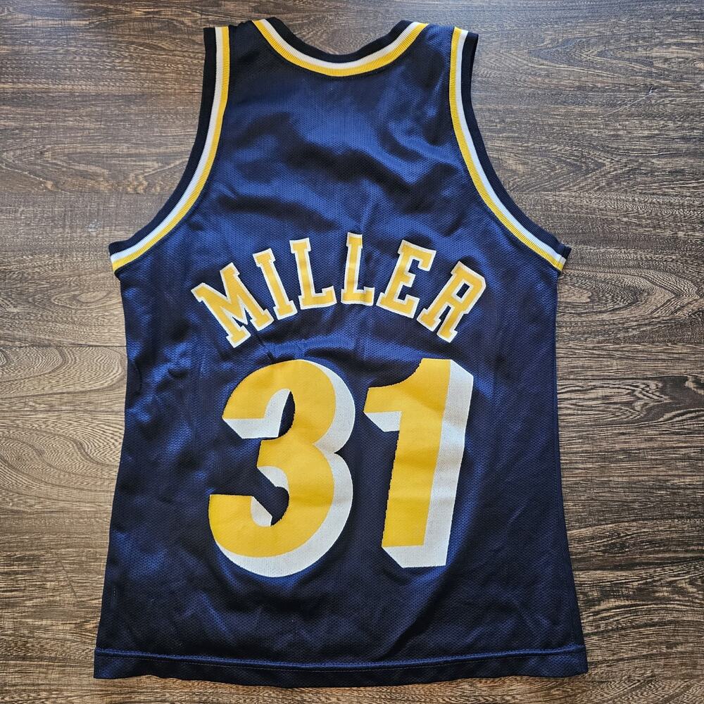 Vintage Reggie Miller Indiana Pacers NBA Basketball Streetwear Jersey Small